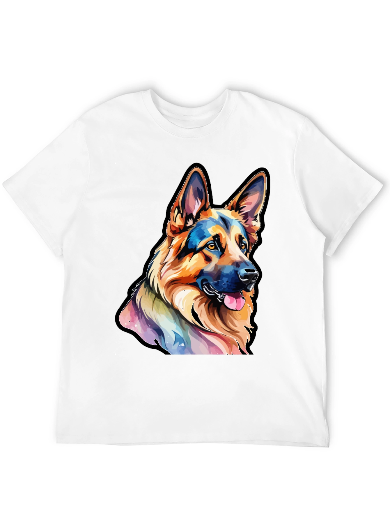 German Shepherd Dog Art T-Shirt