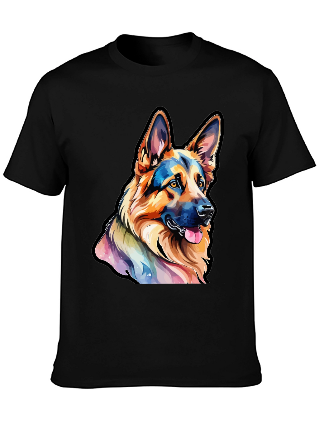 German Shepherd Dog Art T-Shirt