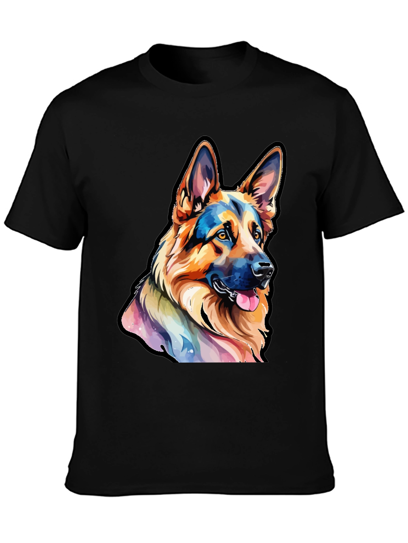 German Shepherd Dog Art T-Shirt