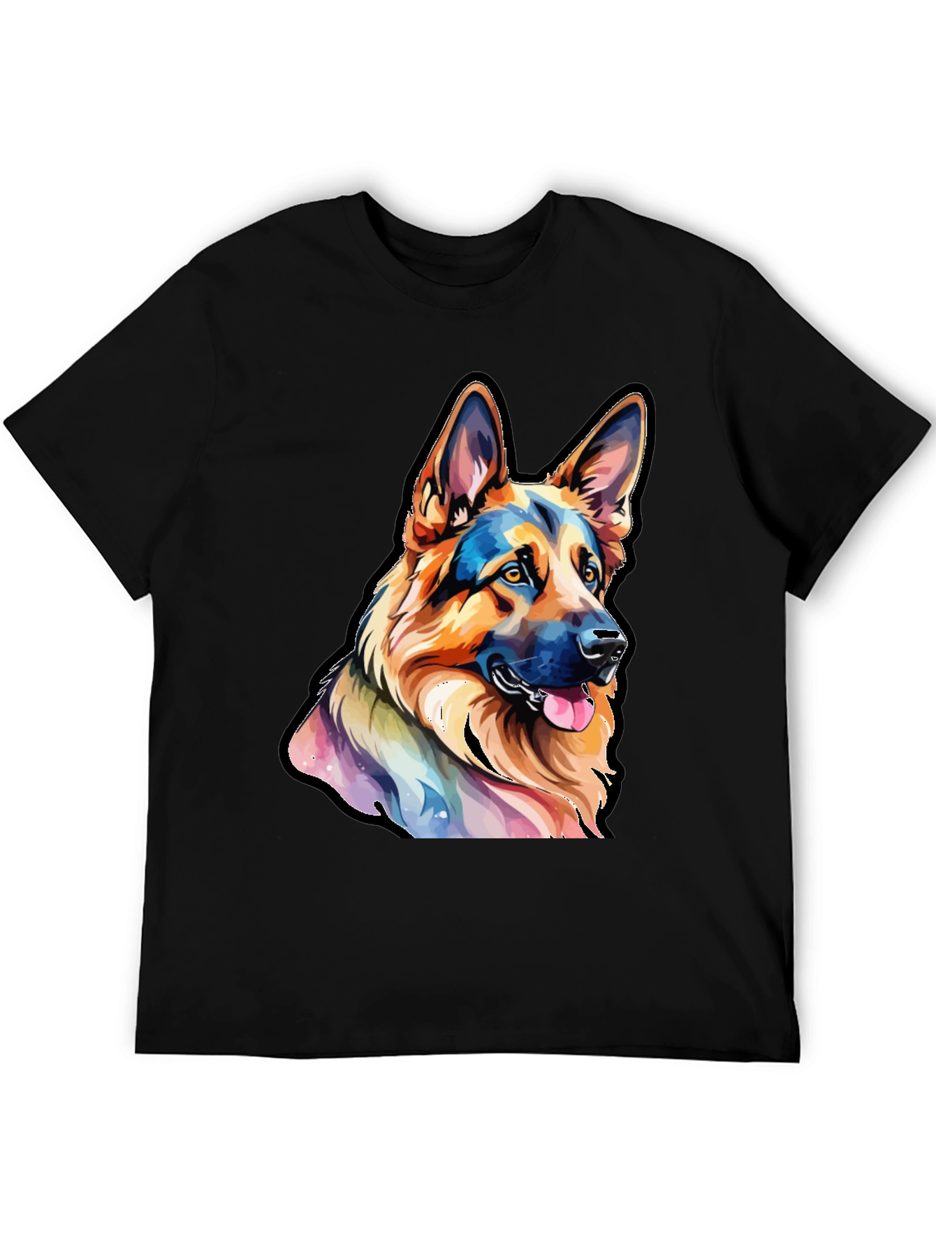German Shepherd Dog Art T-Shirt