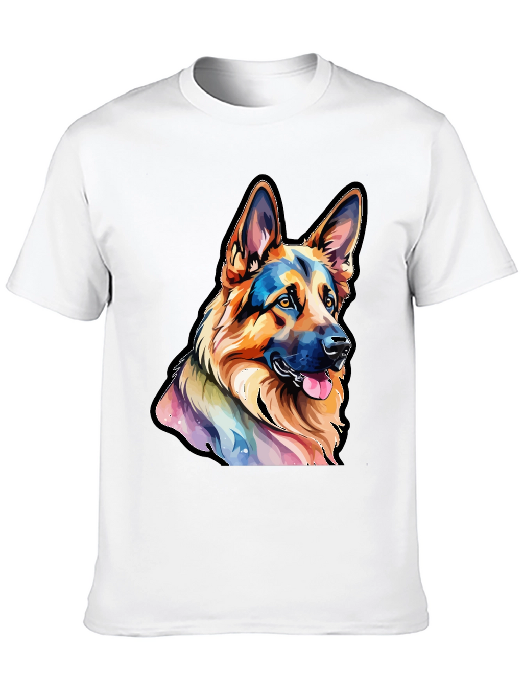 German Shepherd Dog Art T-Shirt
