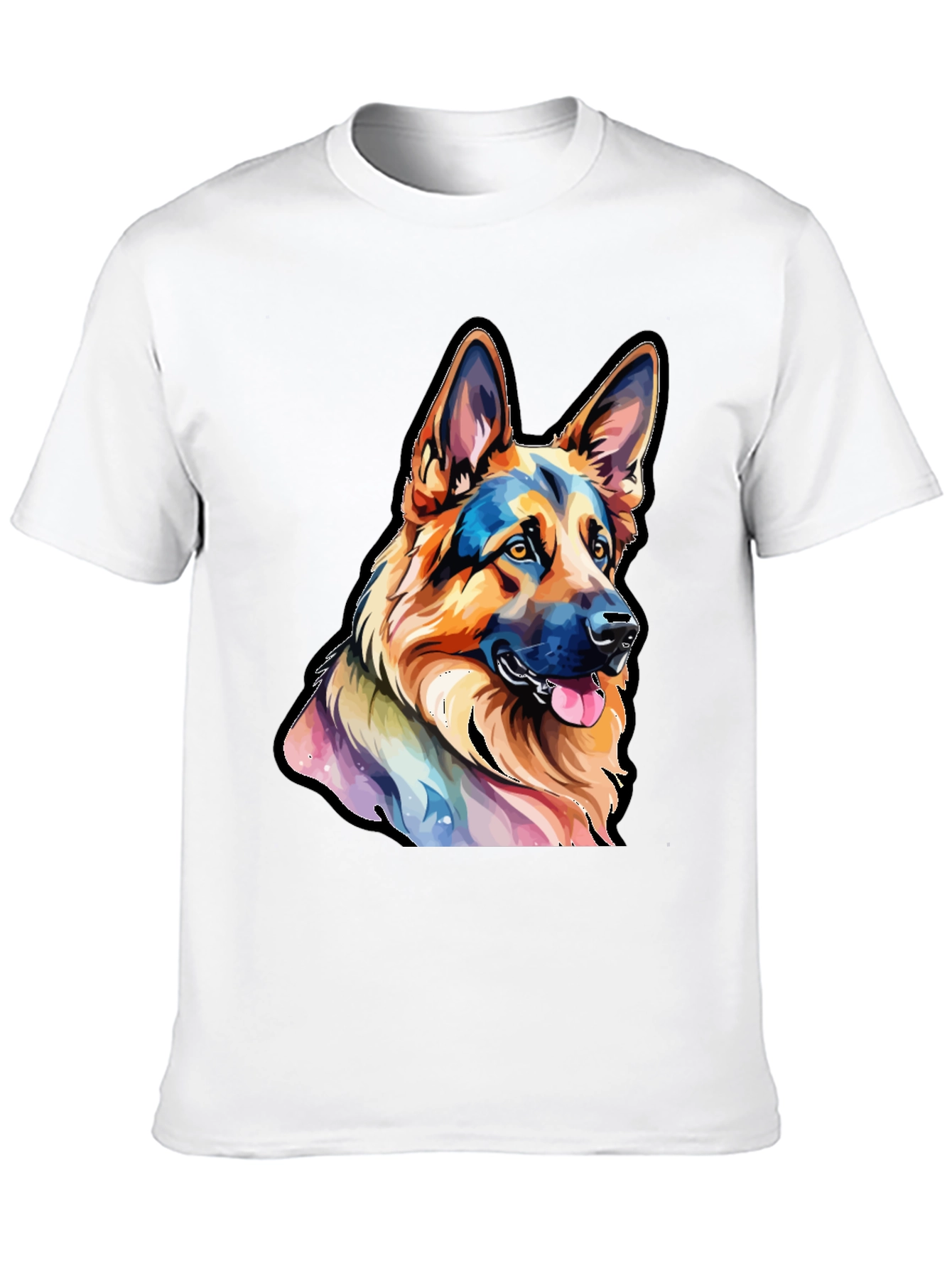 German Shepherd Dog Art T-Shirt