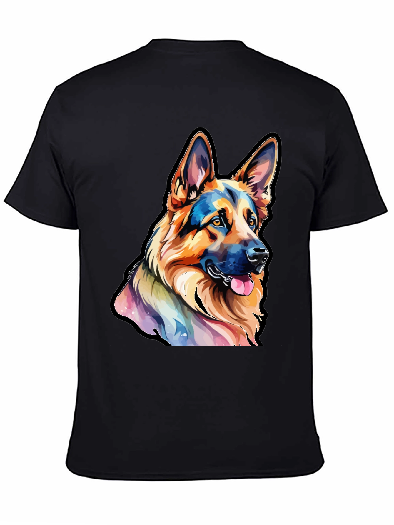 German Shepherd Dog Art T-Shirt