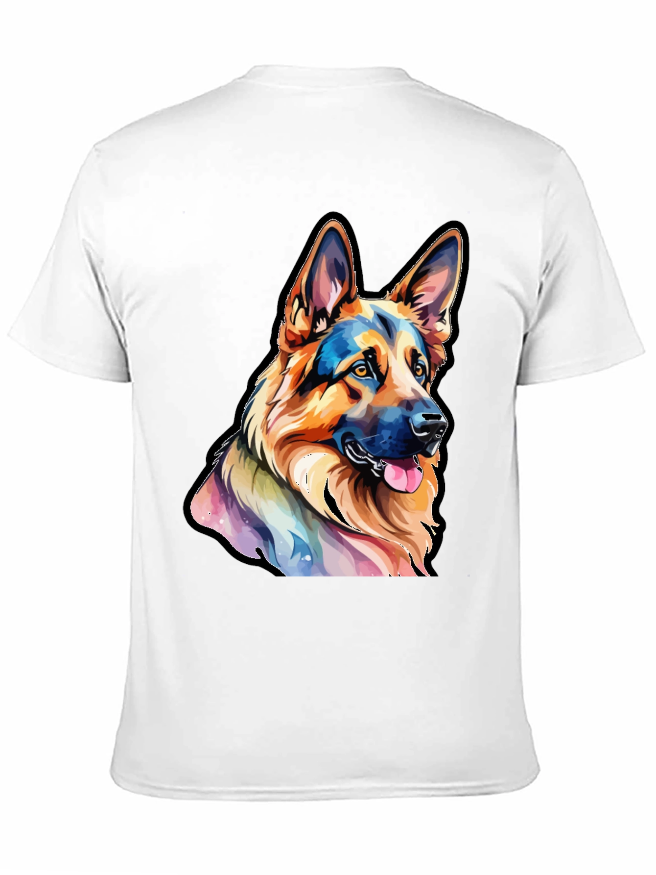 German Shepherd Dog Art T-Shirt