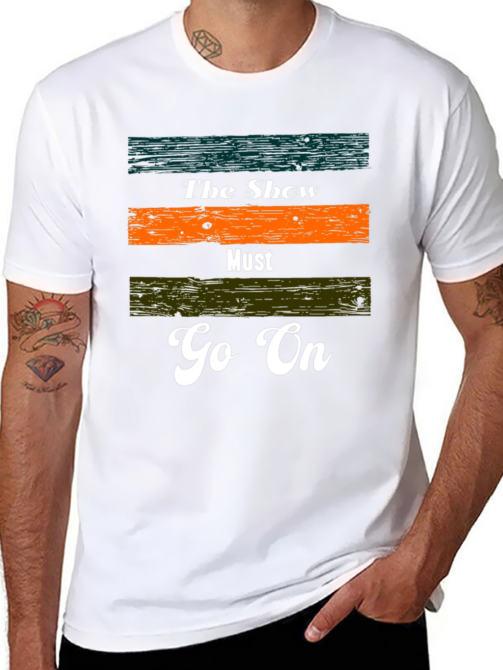 The Show Must Go On Graphic Tee