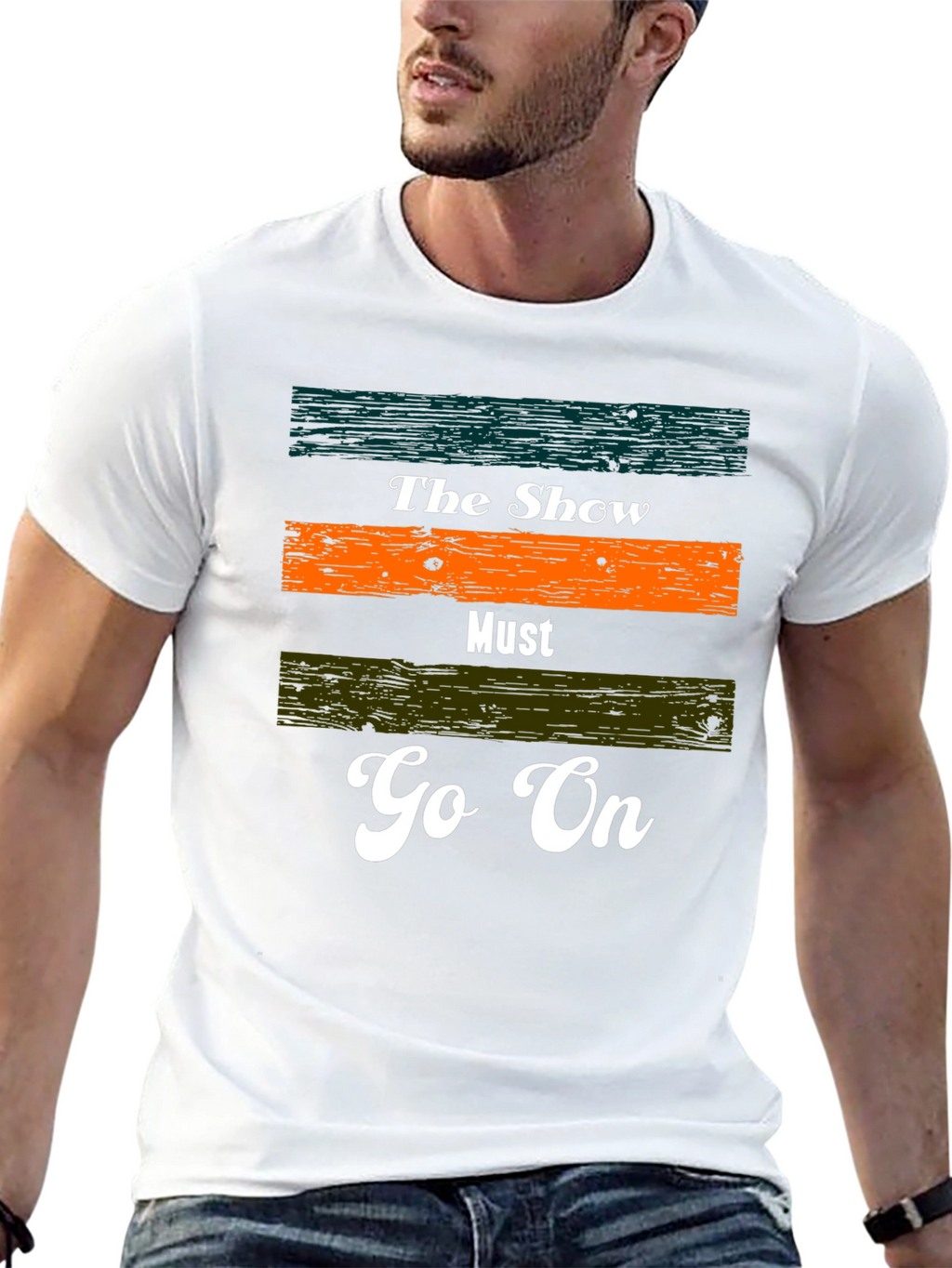 The Show Must Go On Graphic Tee