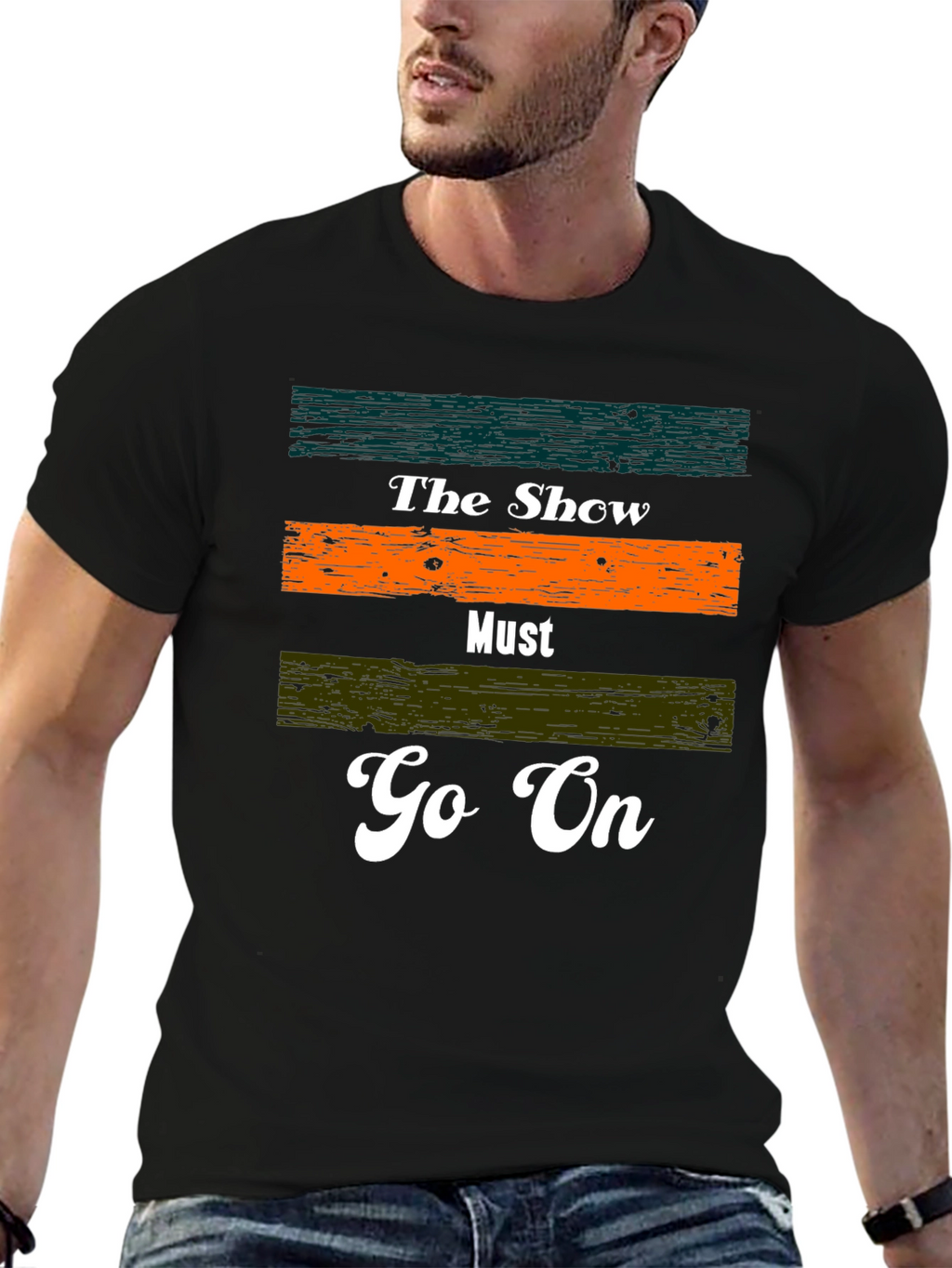 The Show Must Go On Graphic Tee