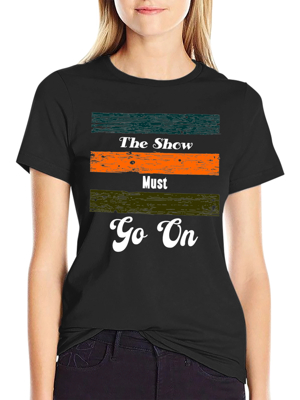 The Show Must Go On Graphic Tee