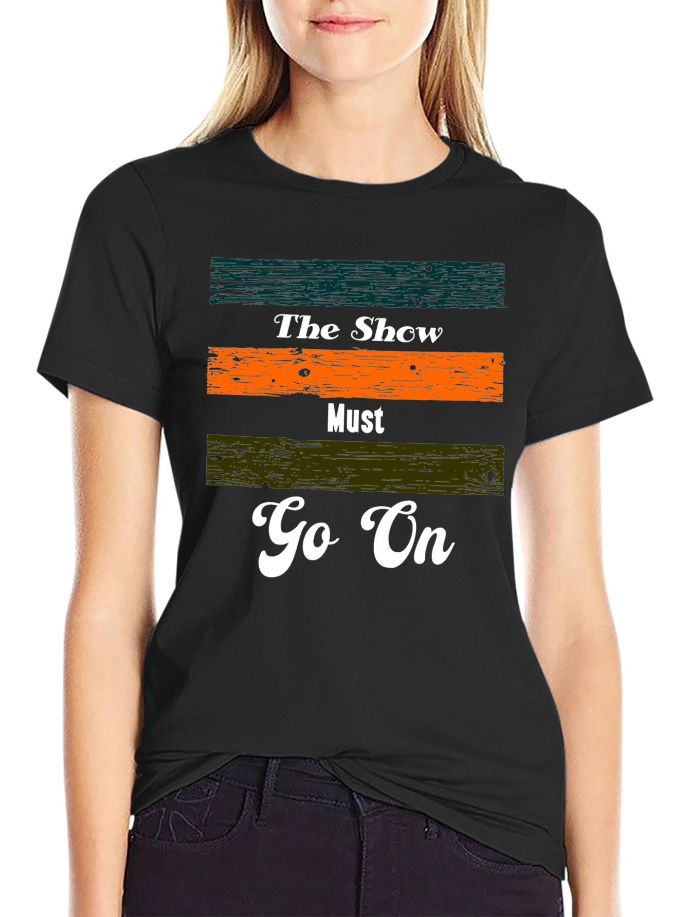 The Show Must Go On Graphic Tee