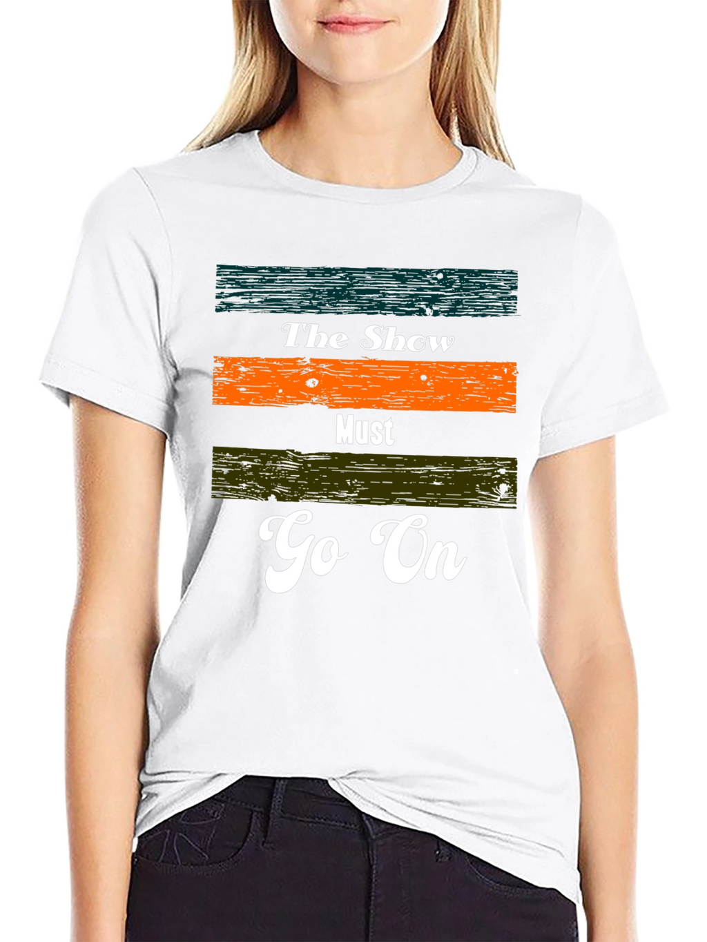 The Show Must Go On Graphic Tee