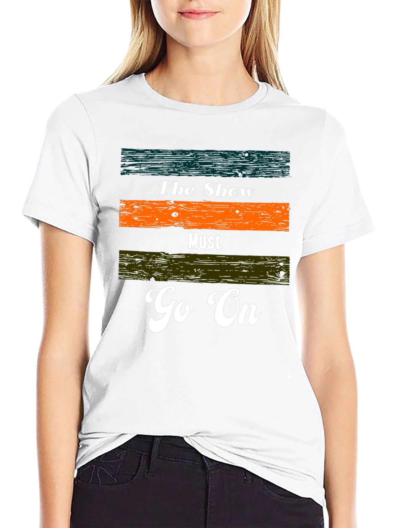 The Show Must Go On Graphic Tee