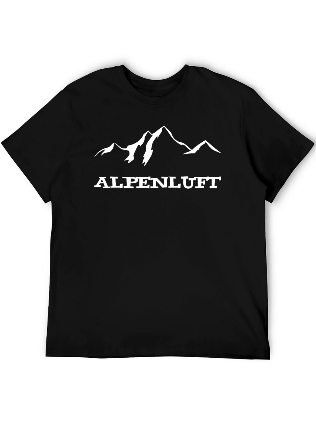 Alpenluft Mountain T-Shirt Black