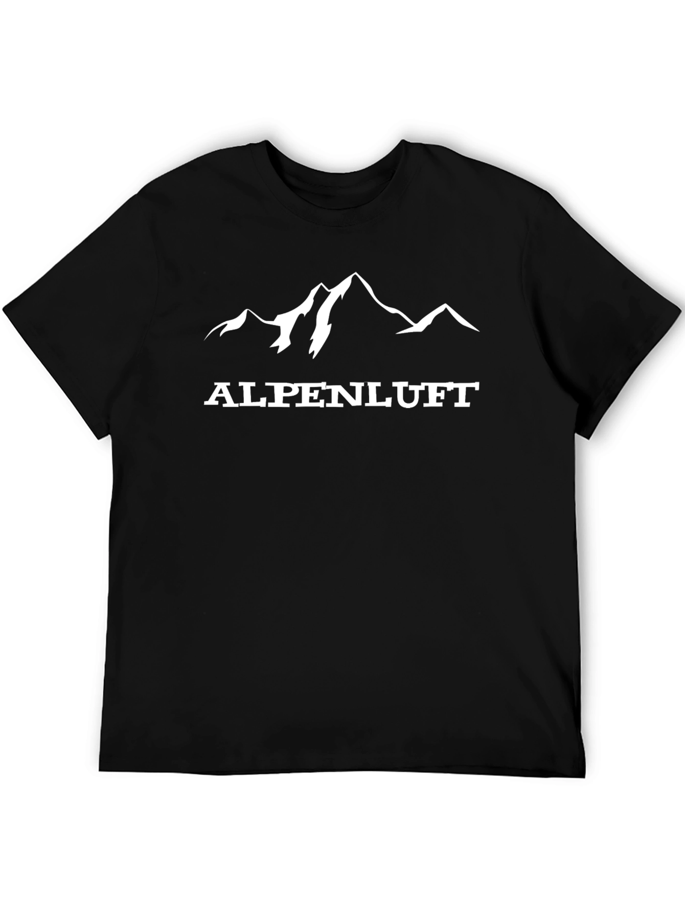 Alpenluft Mountain T-Shirt Black