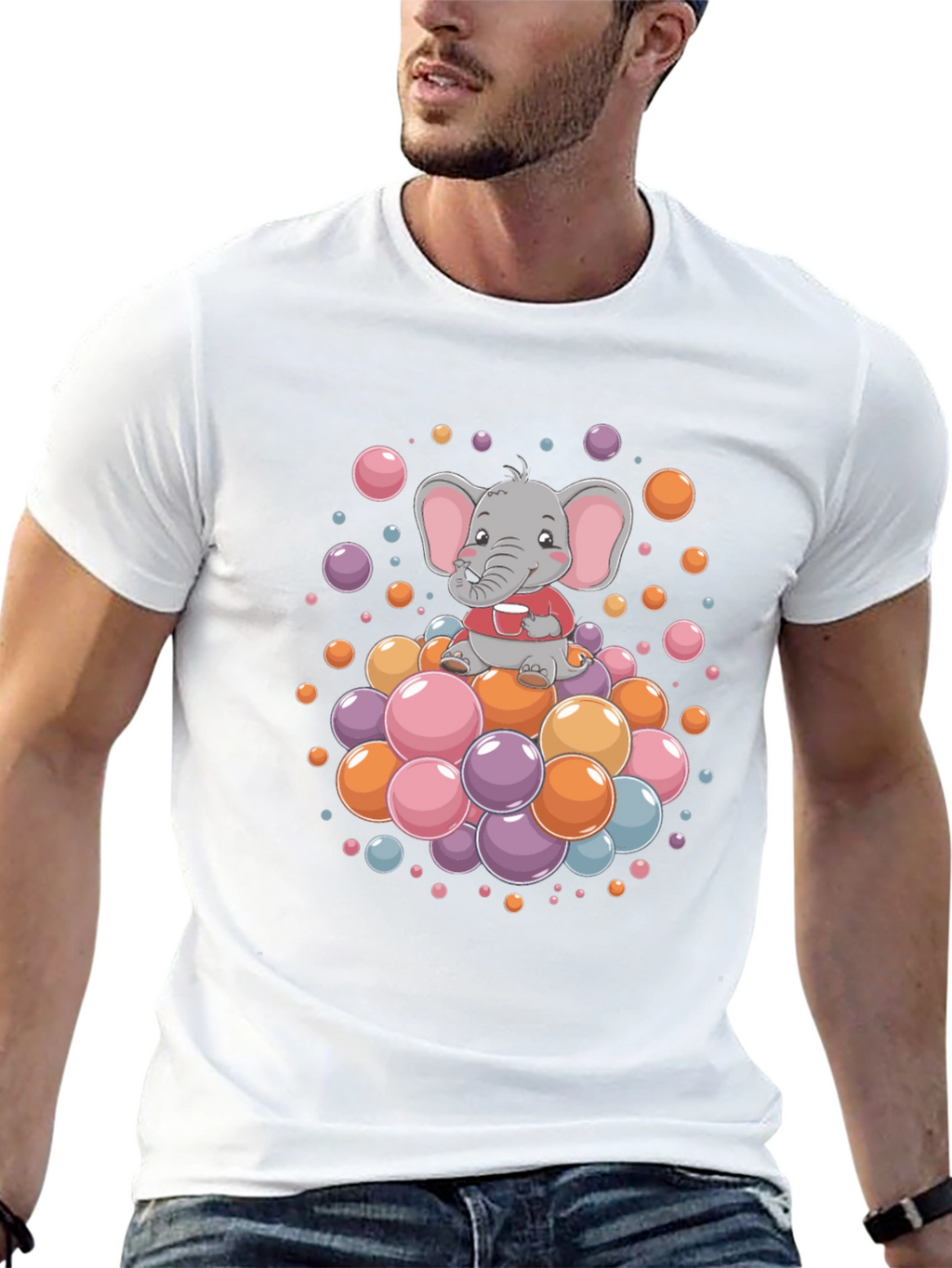 Elephant Bubble T-Shirt