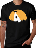 UFO Abduction Bigfoot T-Shirt