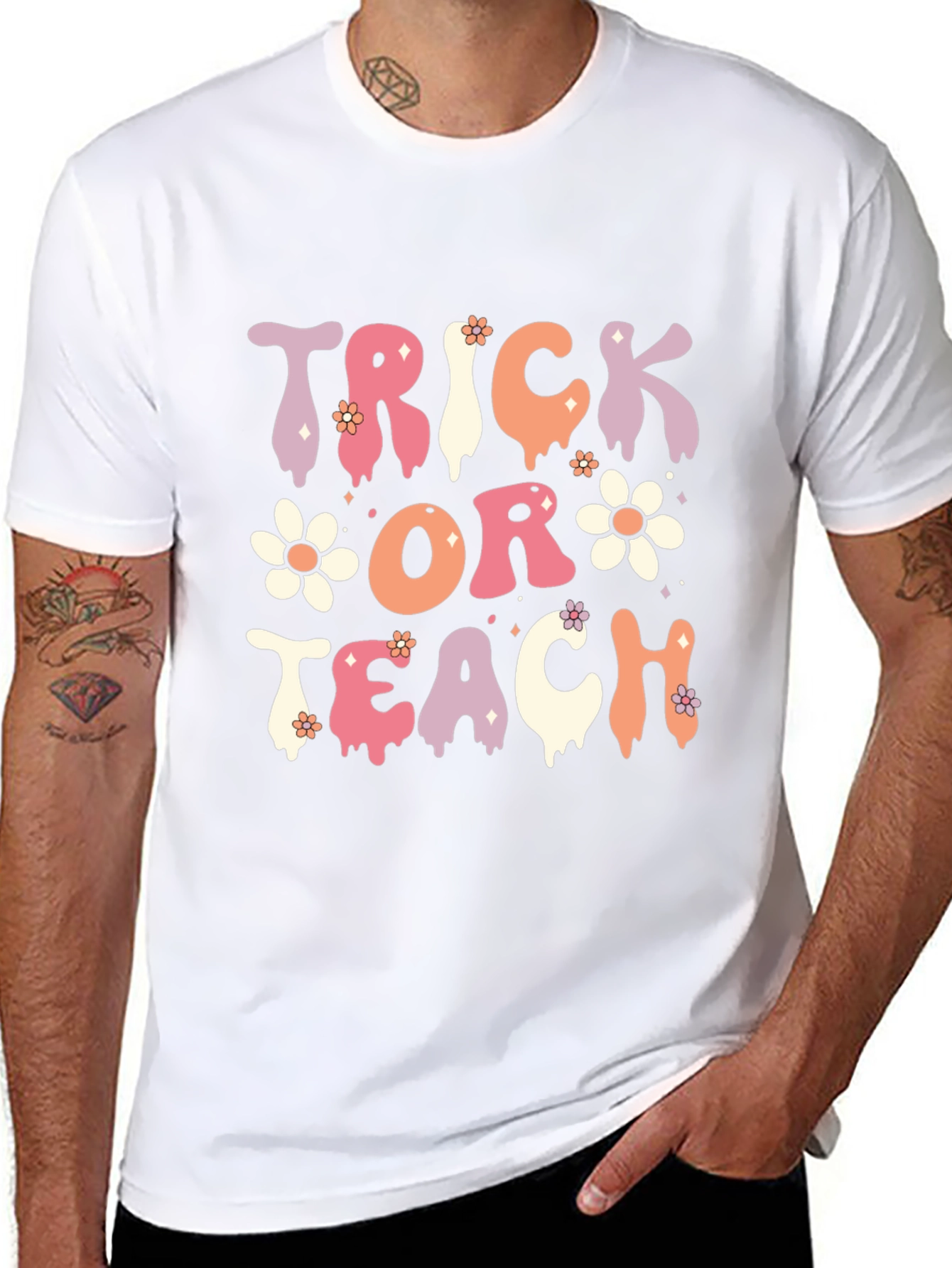 Trick or Teach Halloween Teacher T-Shirt