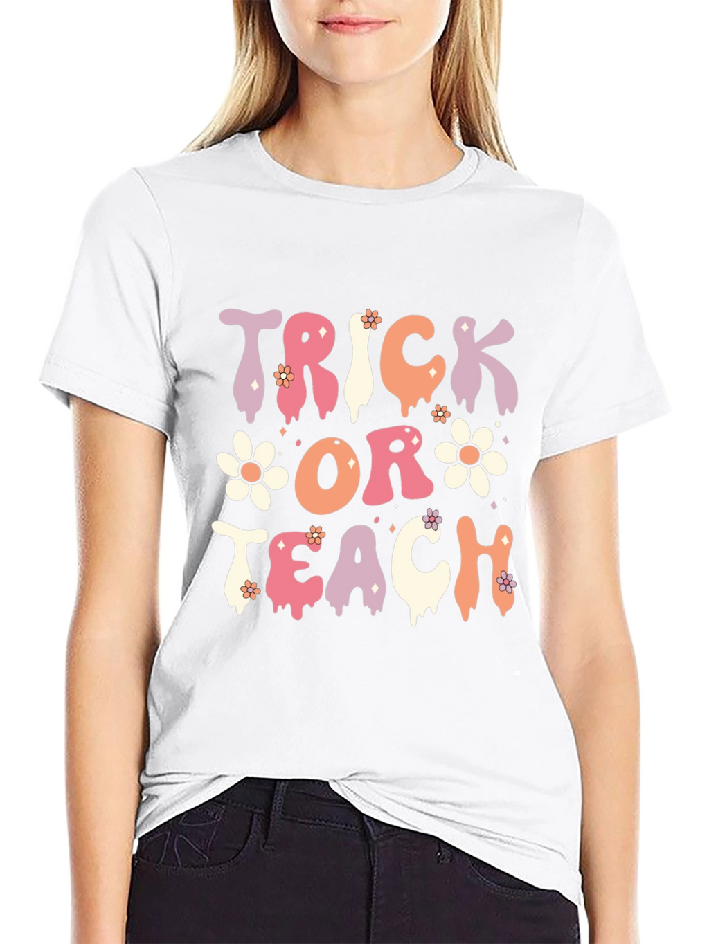 Trick or Teach Halloween Teacher T-Shirt