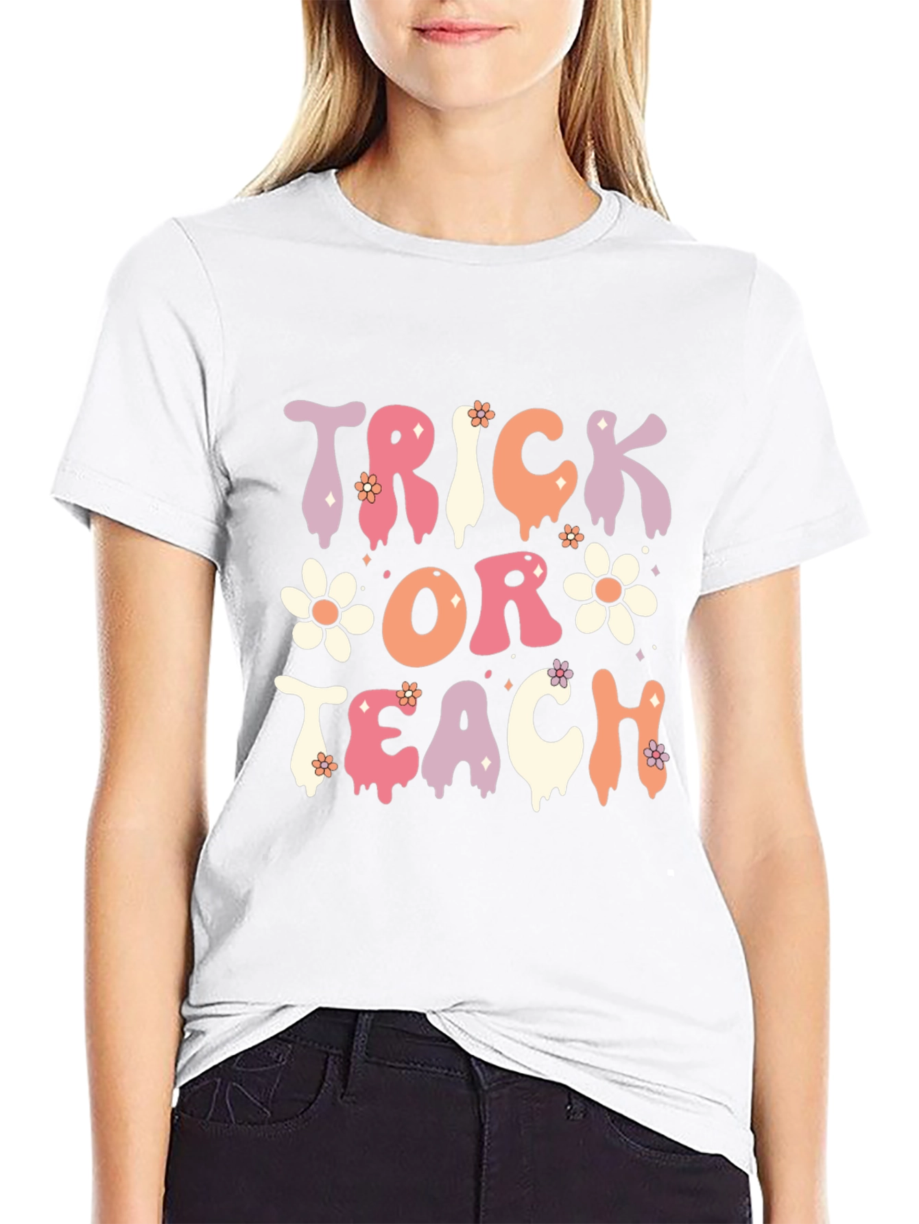 Trick or Teach Halloween Teacher T-Shirt