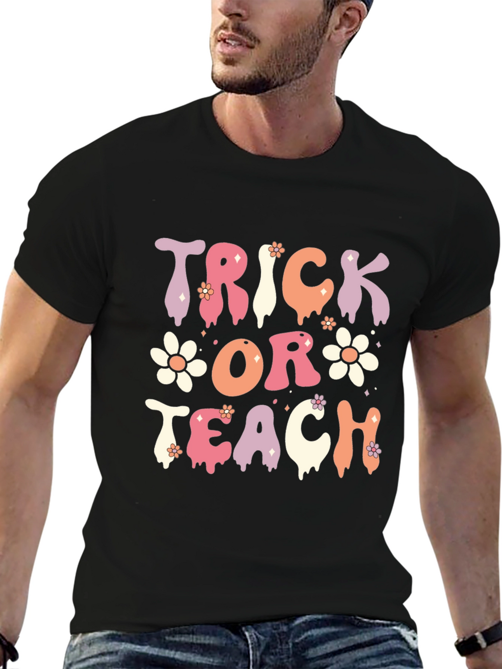 Trick or Teach Halloween Teacher T-Shirt