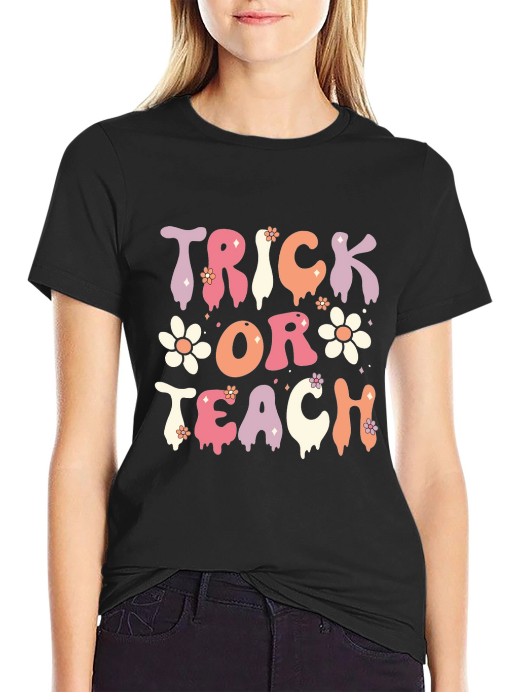 Trick or Teach Halloween Teacher T-Shirt