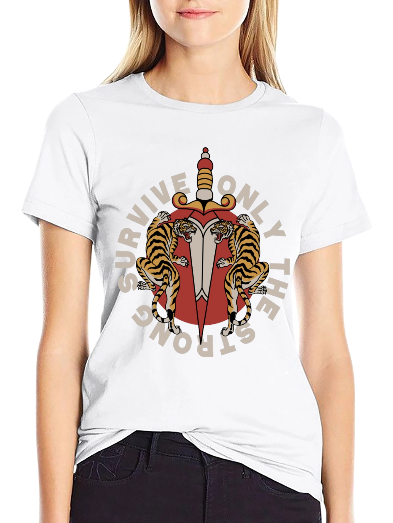 Survive Only The Strong Graphic Tee