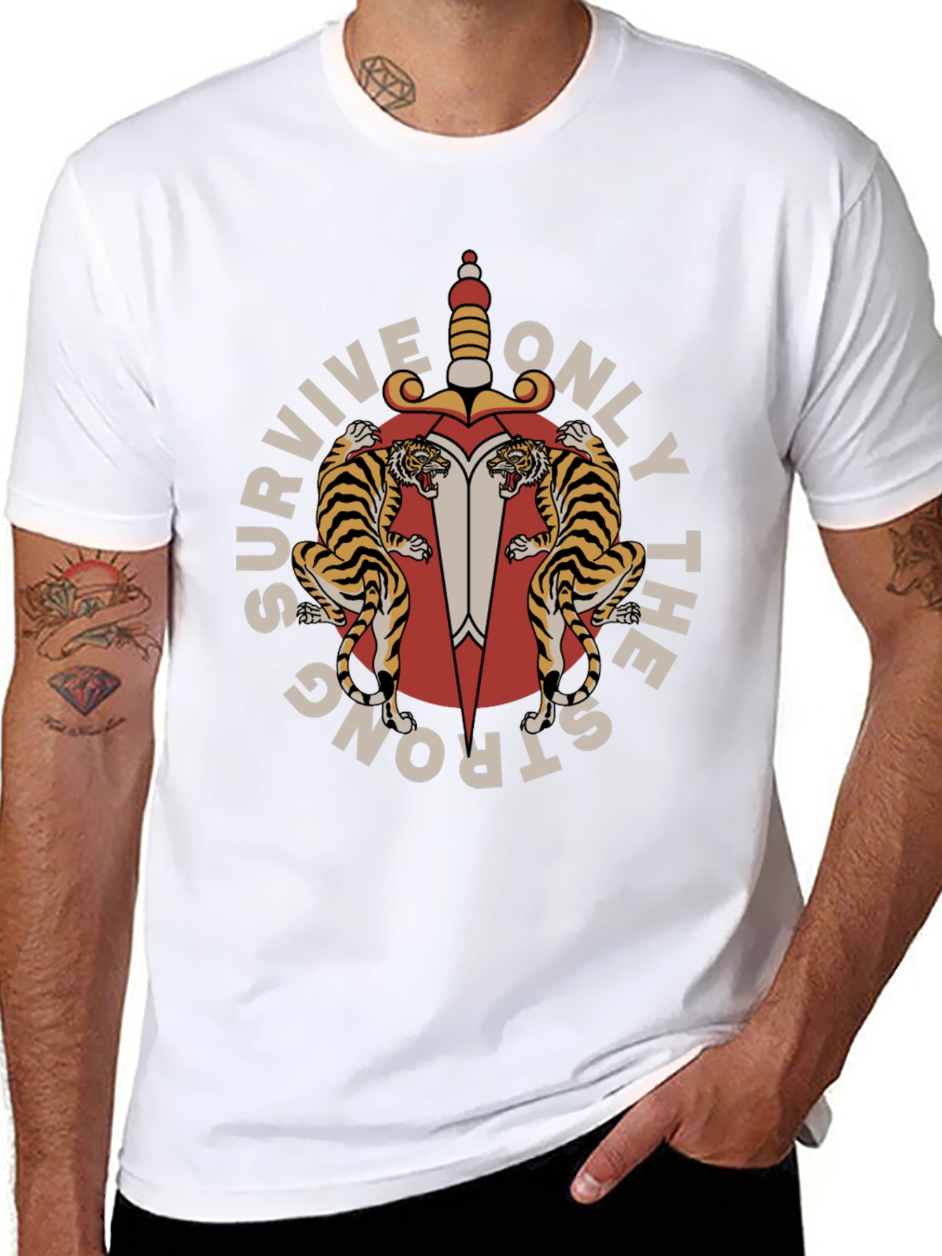 Survive Only The Strong Graphic Tee