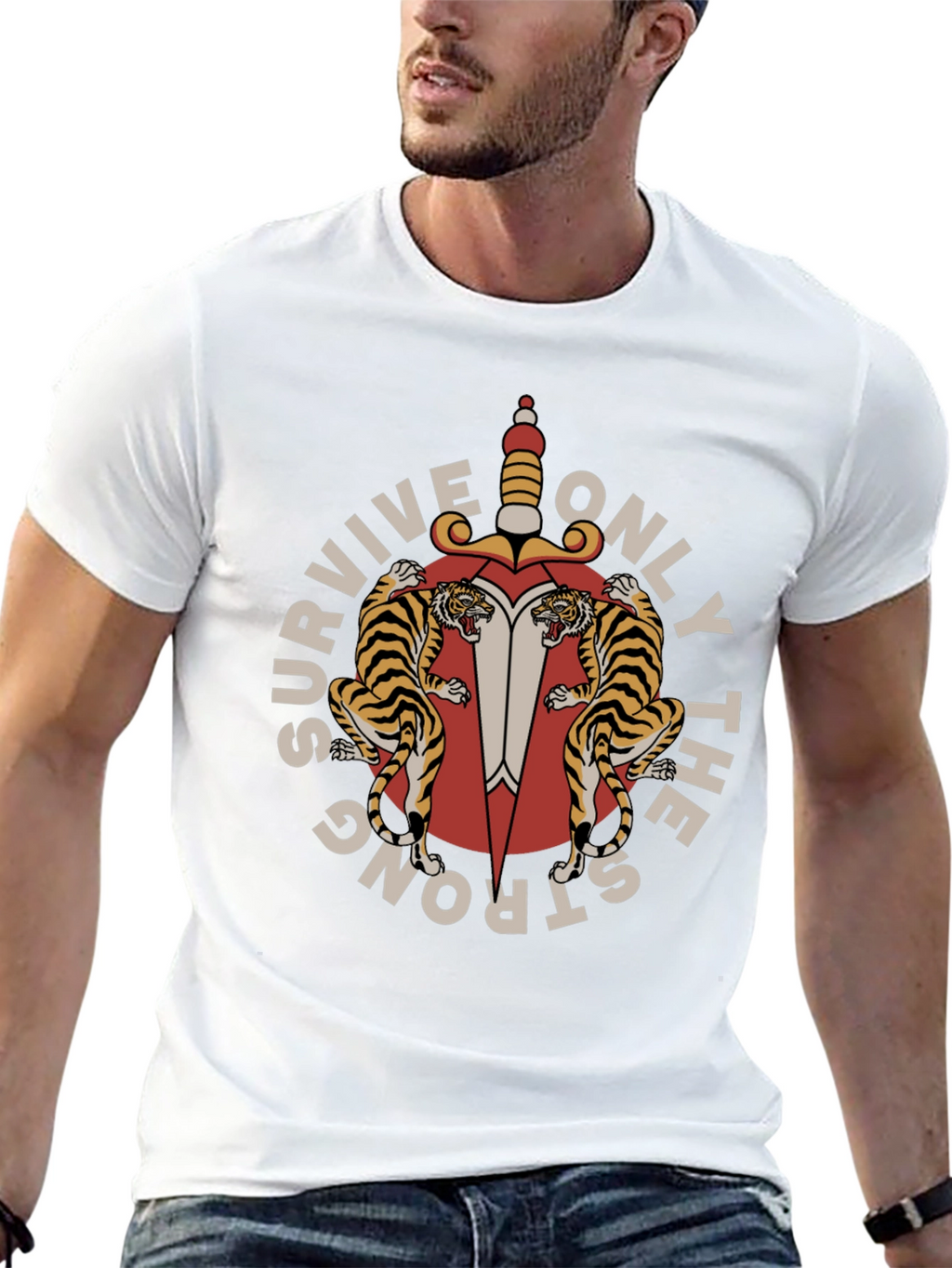 Survive Only The Strong Graphic Tee