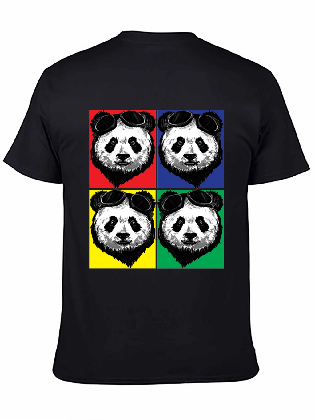 Pop Art Panda T-Shirt - Cool Graphic Tee