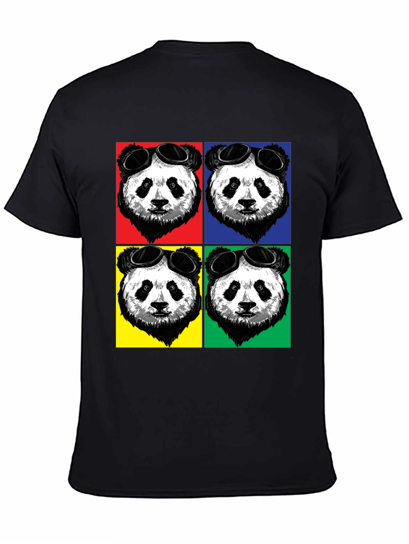 Pop Art Panda T-Shirt - Cool Graphic Tee