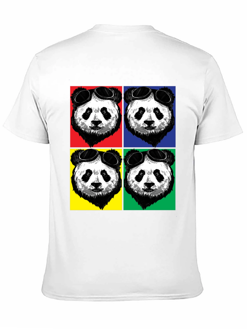 Pop Art Panda T-Shirt - Cool Graphic Tee