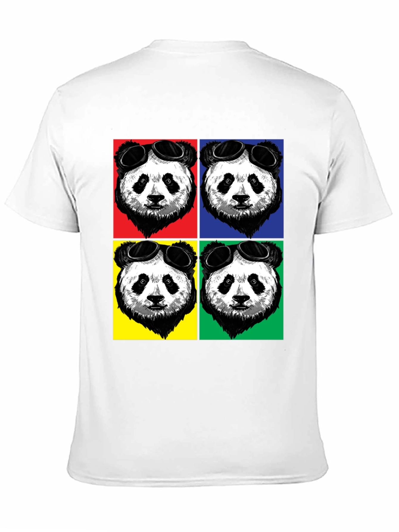 Pop Art Panda T-Shirt - Cool Graphic Tee