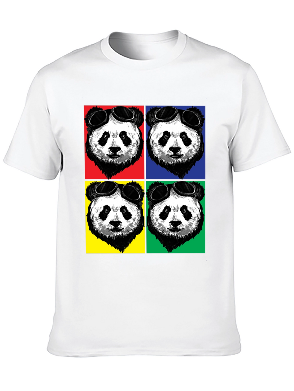 Pop Art Panda T-Shirt - Cool Graphic Tee
