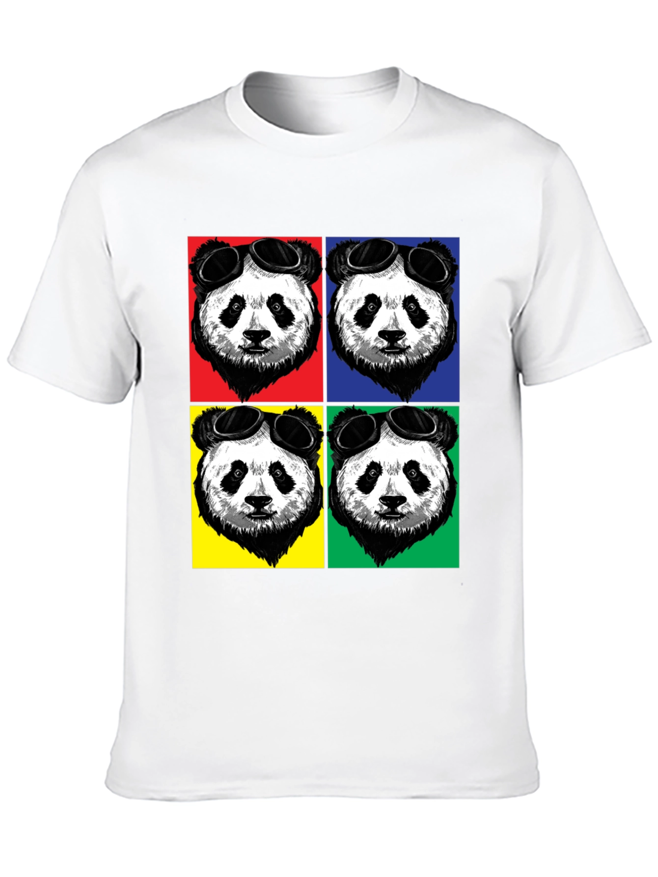 Pop Art Panda T-Shirt - Cool Graphic Tee