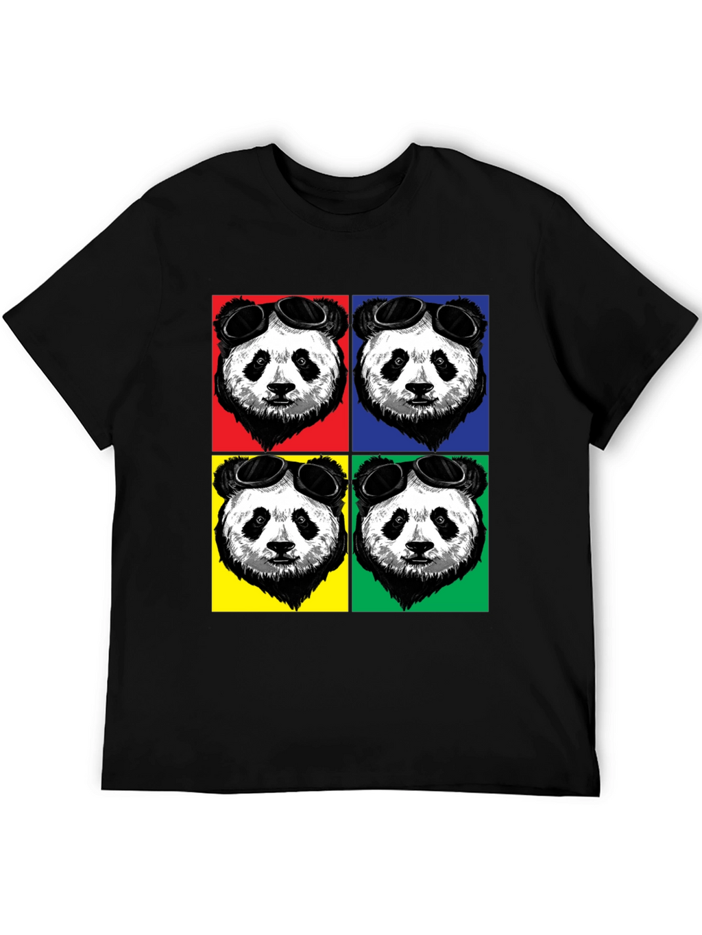 Pop Art Panda T-Shirt - Cool Graphic Tee