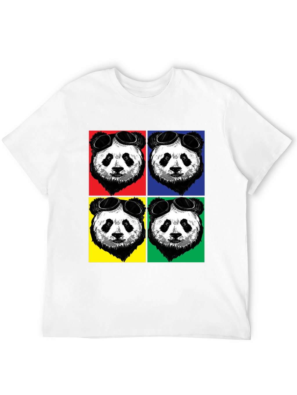 Pop Art Panda T-Shirt - Cool Graphic Tee