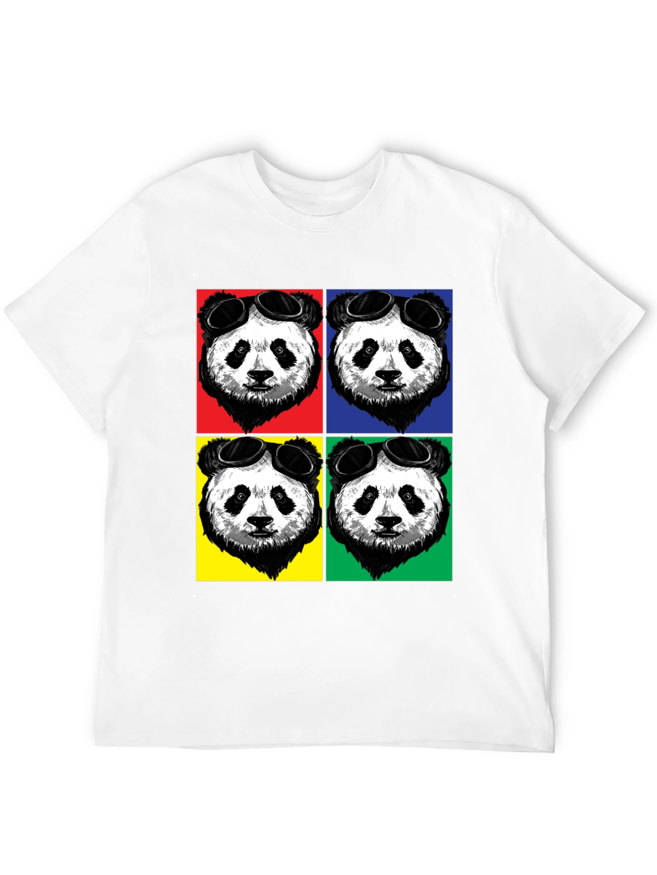 Pop Art Panda T-Shirt - Cool Graphic Tee