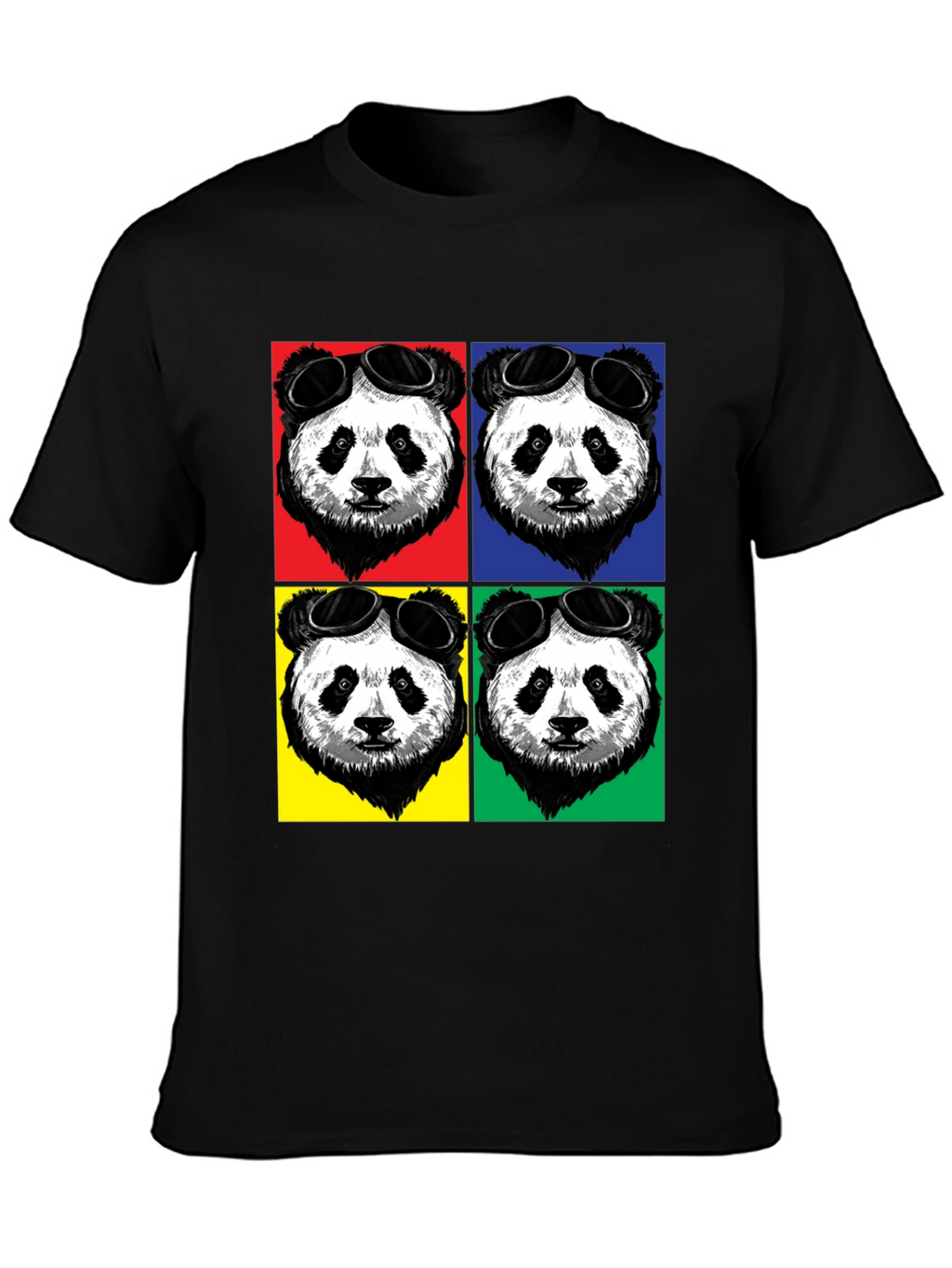 Pop Art Panda T-Shirt - Cool Graphic Tee