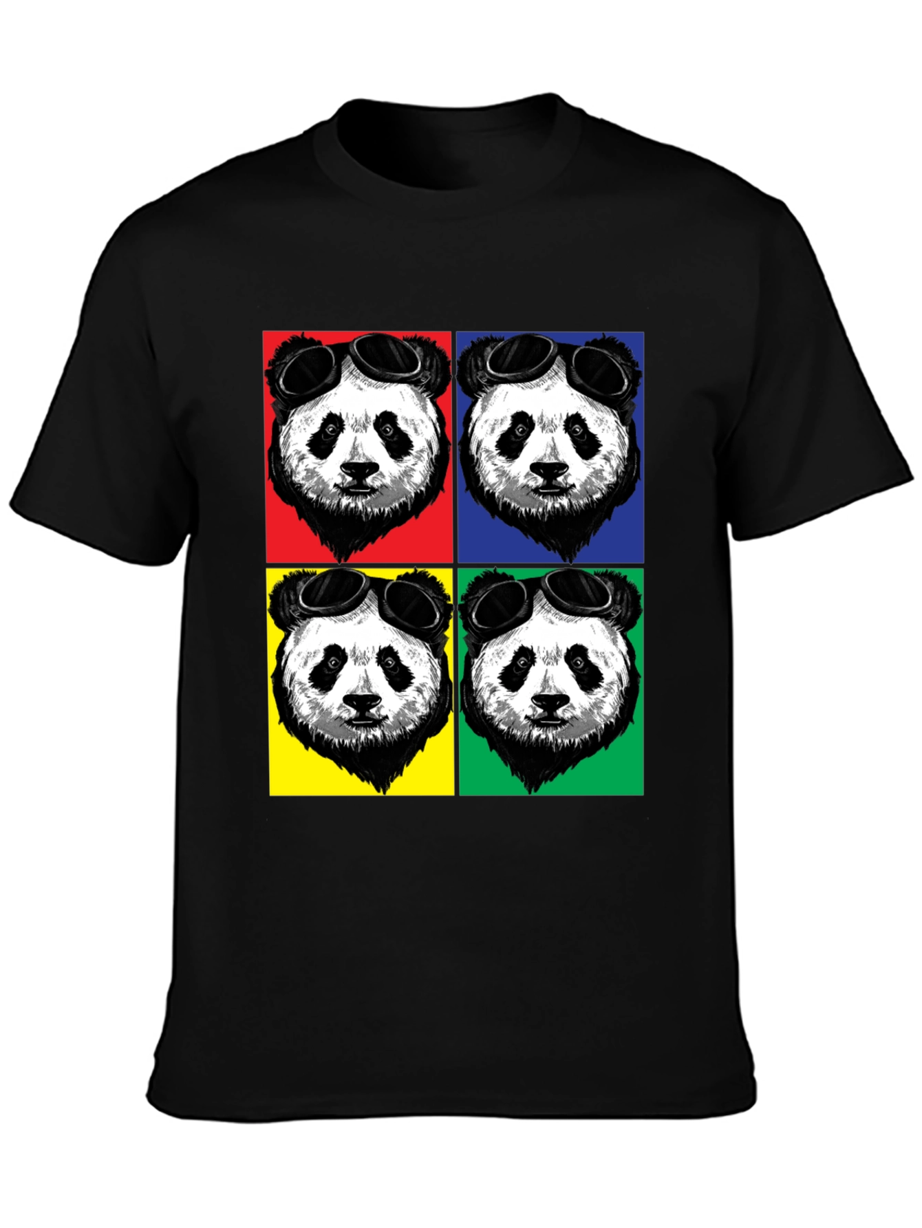 Pop Art Panda T-Shirt - Cool Graphic Tee