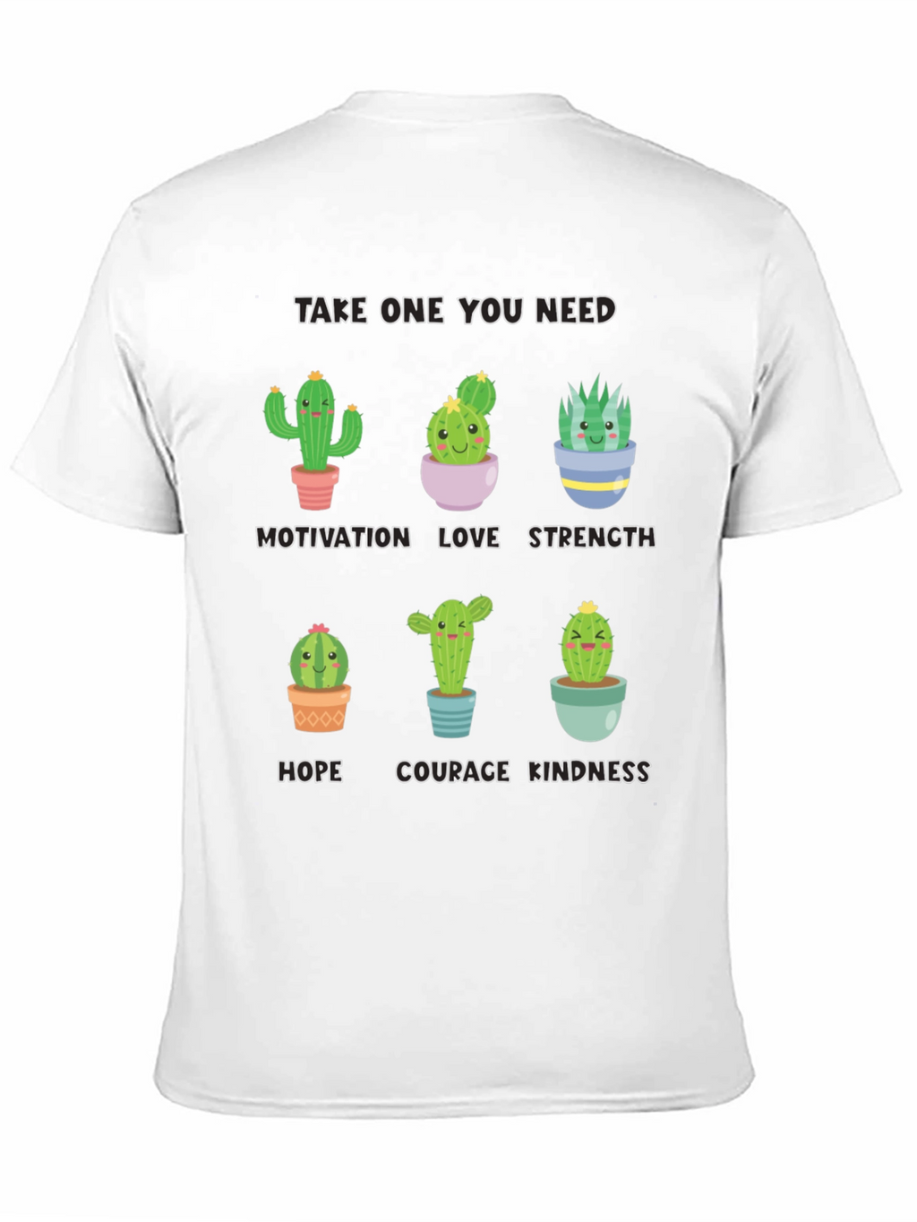 Cactus Motivation T-Shirt - Cute Inspirational Design