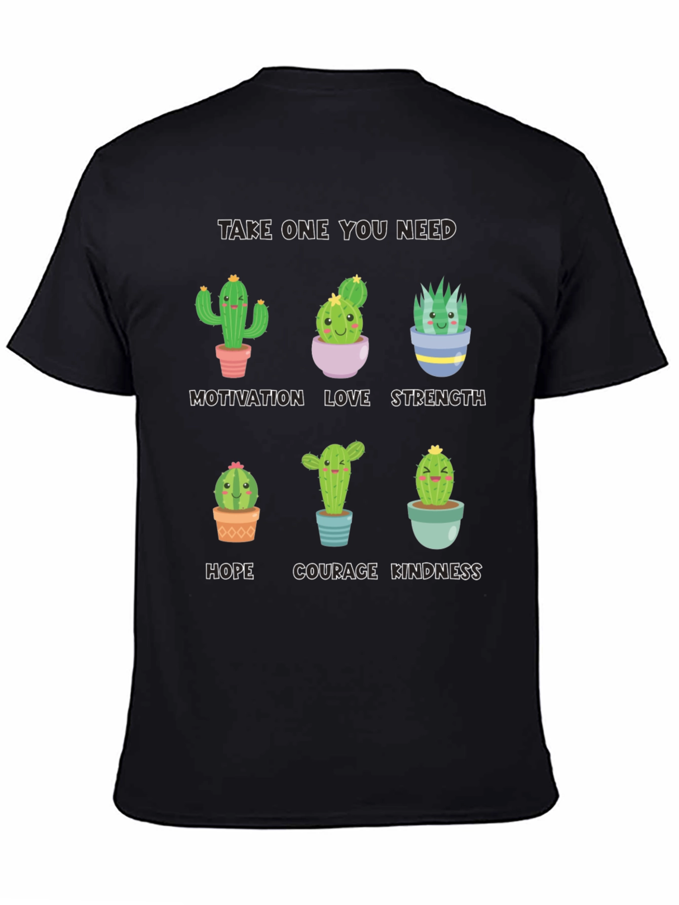 Cactus Motivation T-Shirt - Cute Inspirational Design