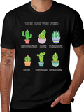 Cactus Motivation T-Shirt - Cute Inspirational Design