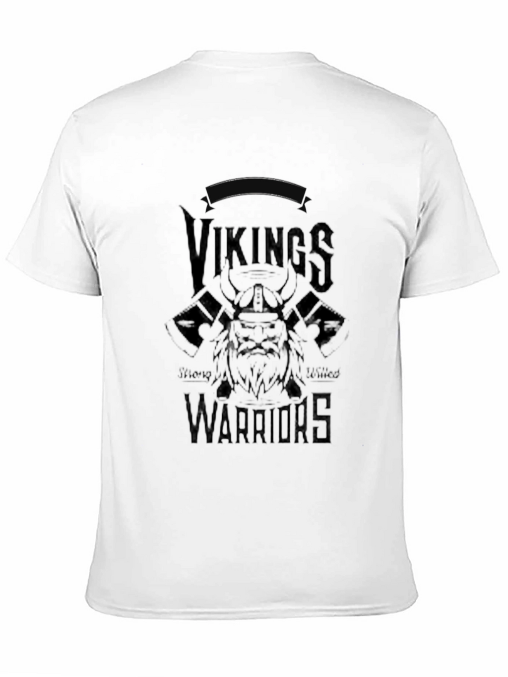 Vikings Warriors Black Graphic Tee