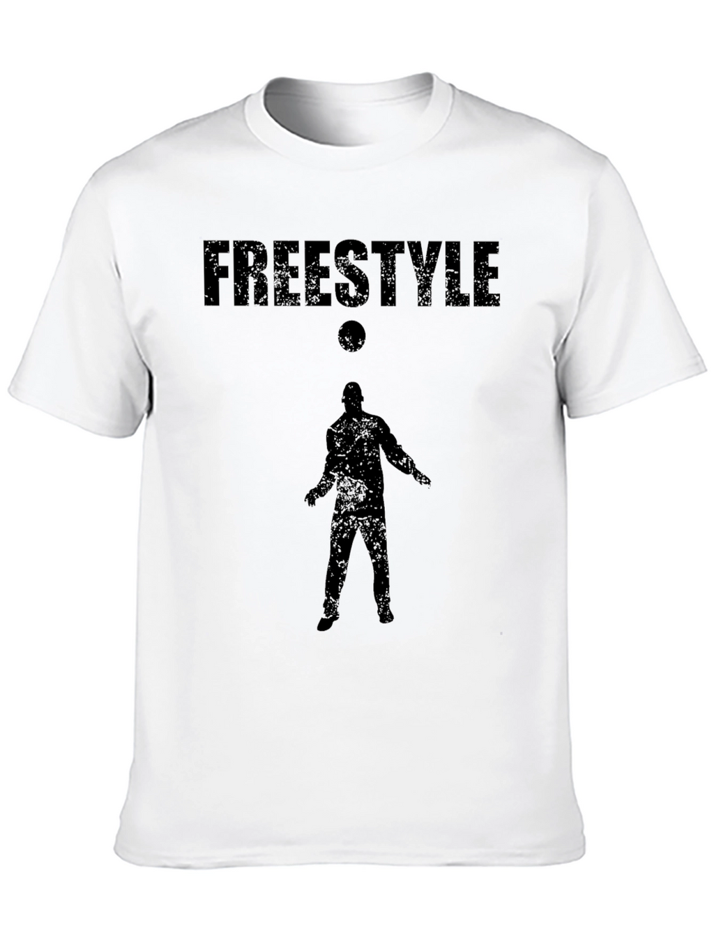 Freestyle Soccer Graphic T-Shirt - Black