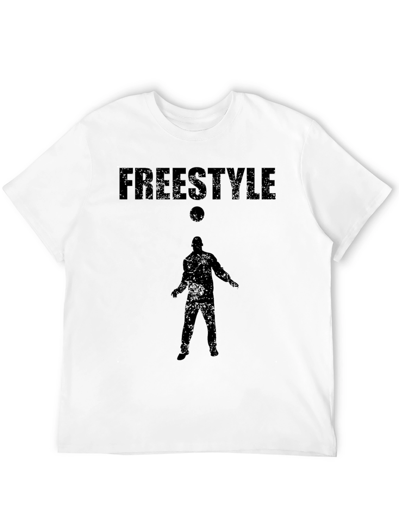 Freestyle Soccer Graphic T-Shirt - Black
