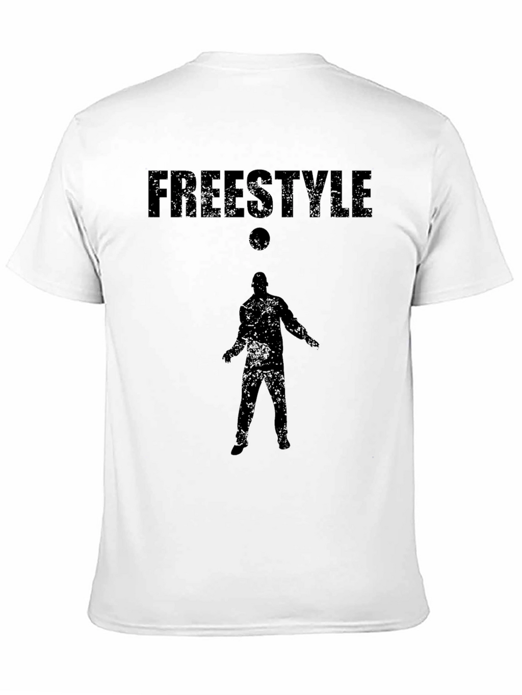 Freestyle Soccer Graphic T-Shirt - Black