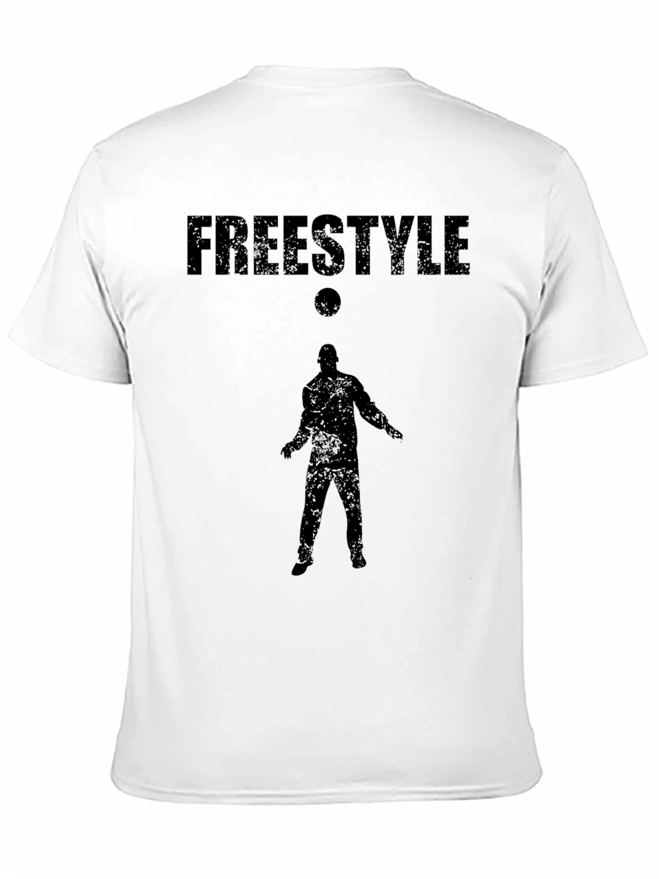 Freestyle Soccer Graphic T-Shirt - Black