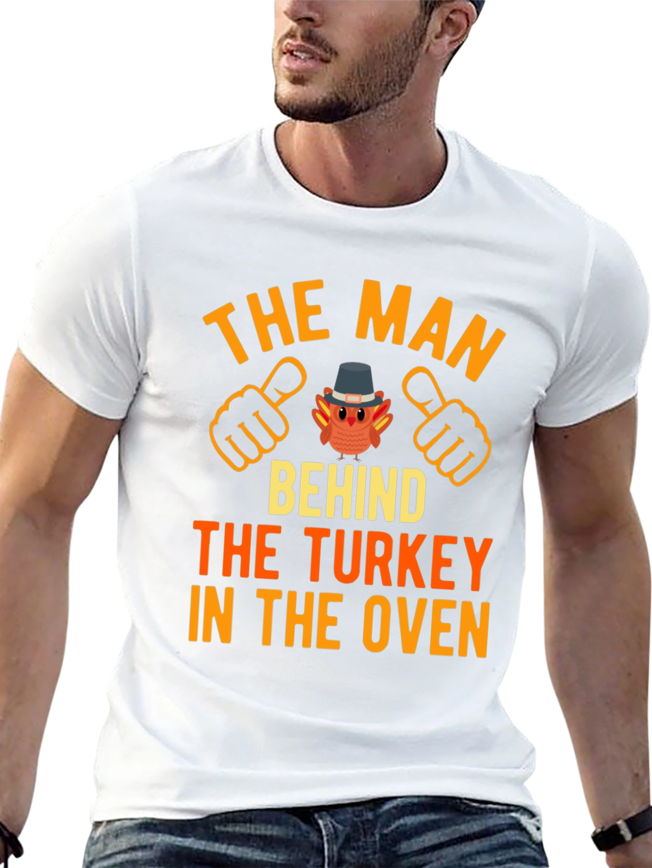 The Man Behind The Turkey T-Shirt