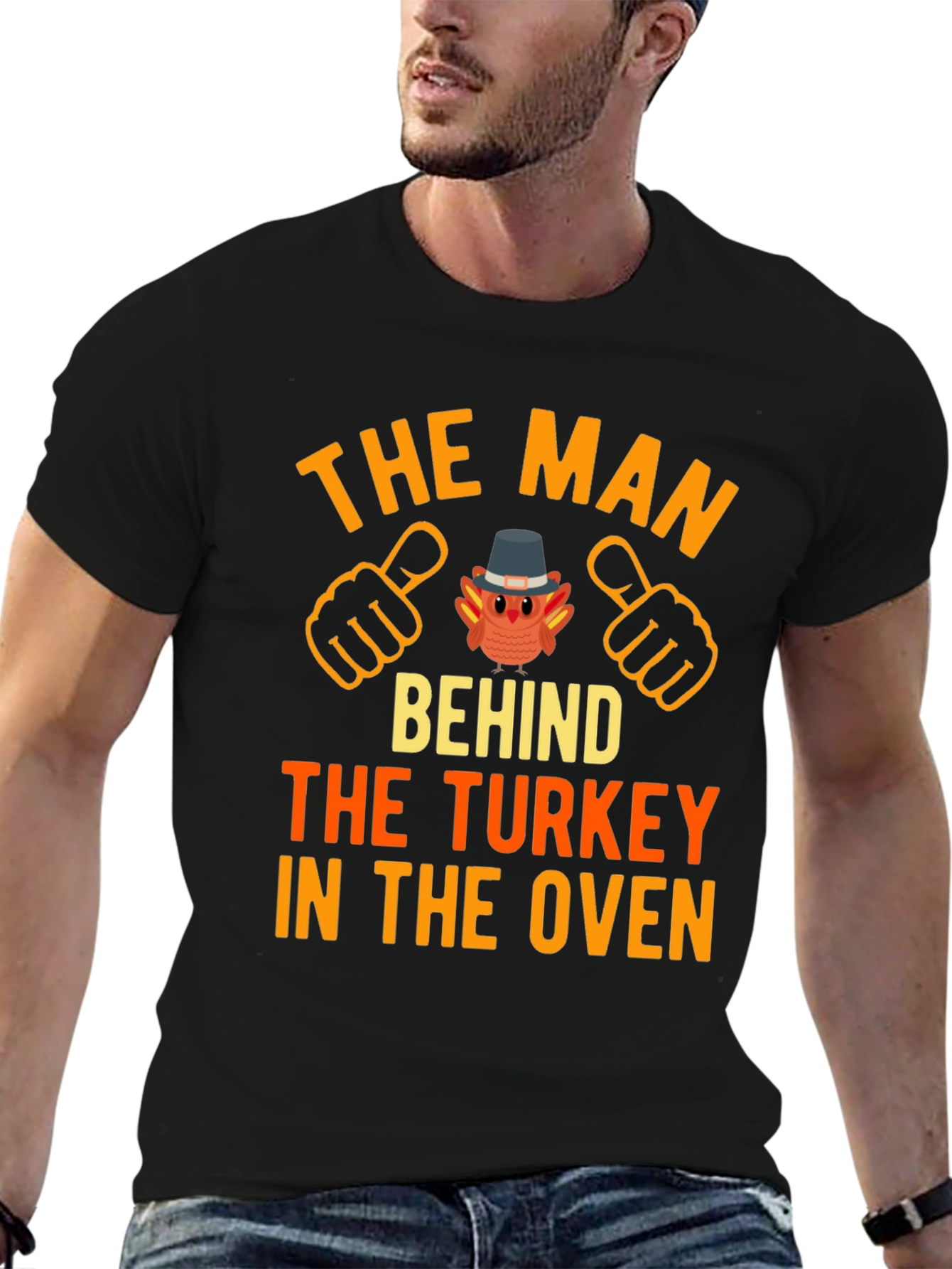 The Man Behind The Turkey T-Shirt
