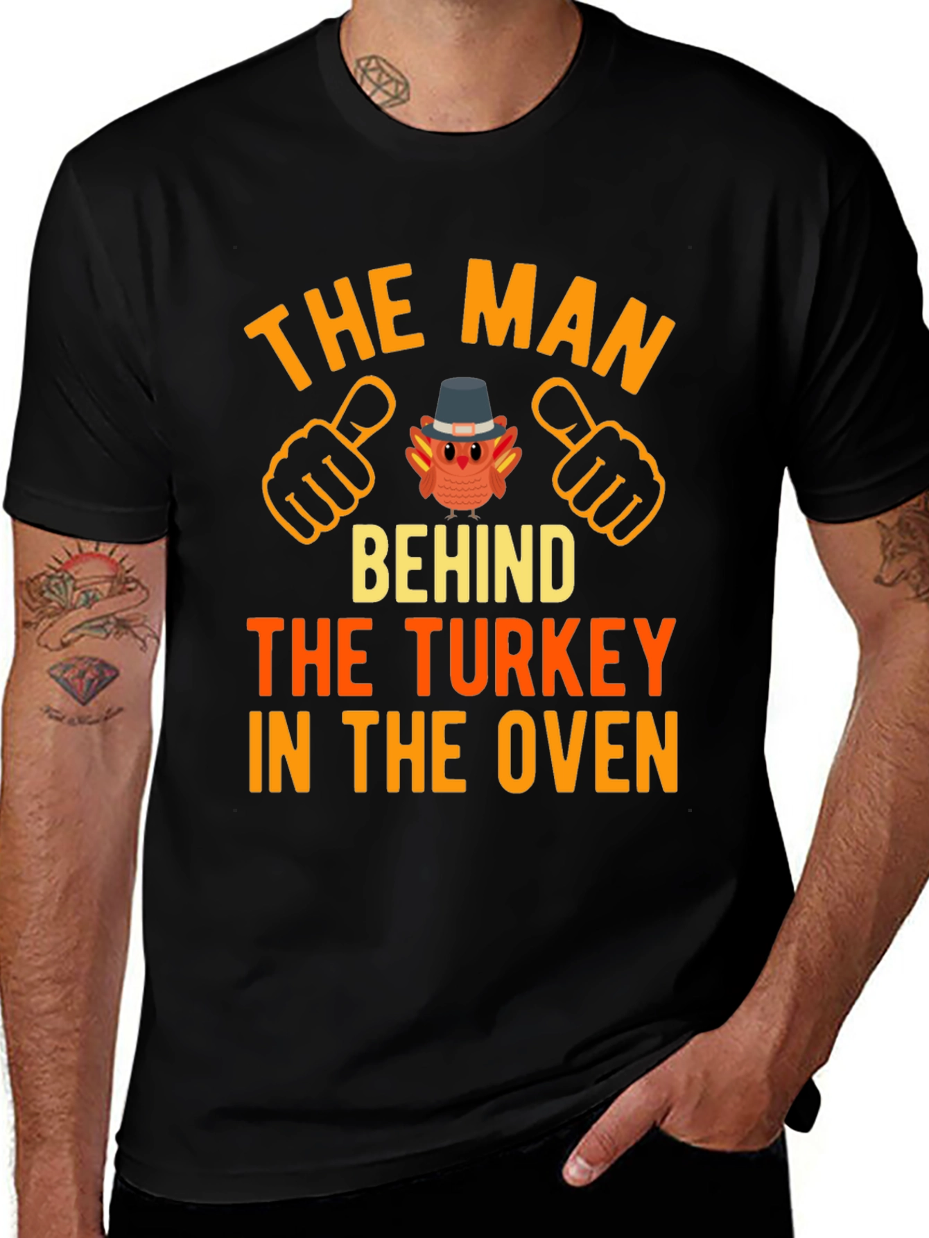 The Man Behind The Turkey T-Shirt