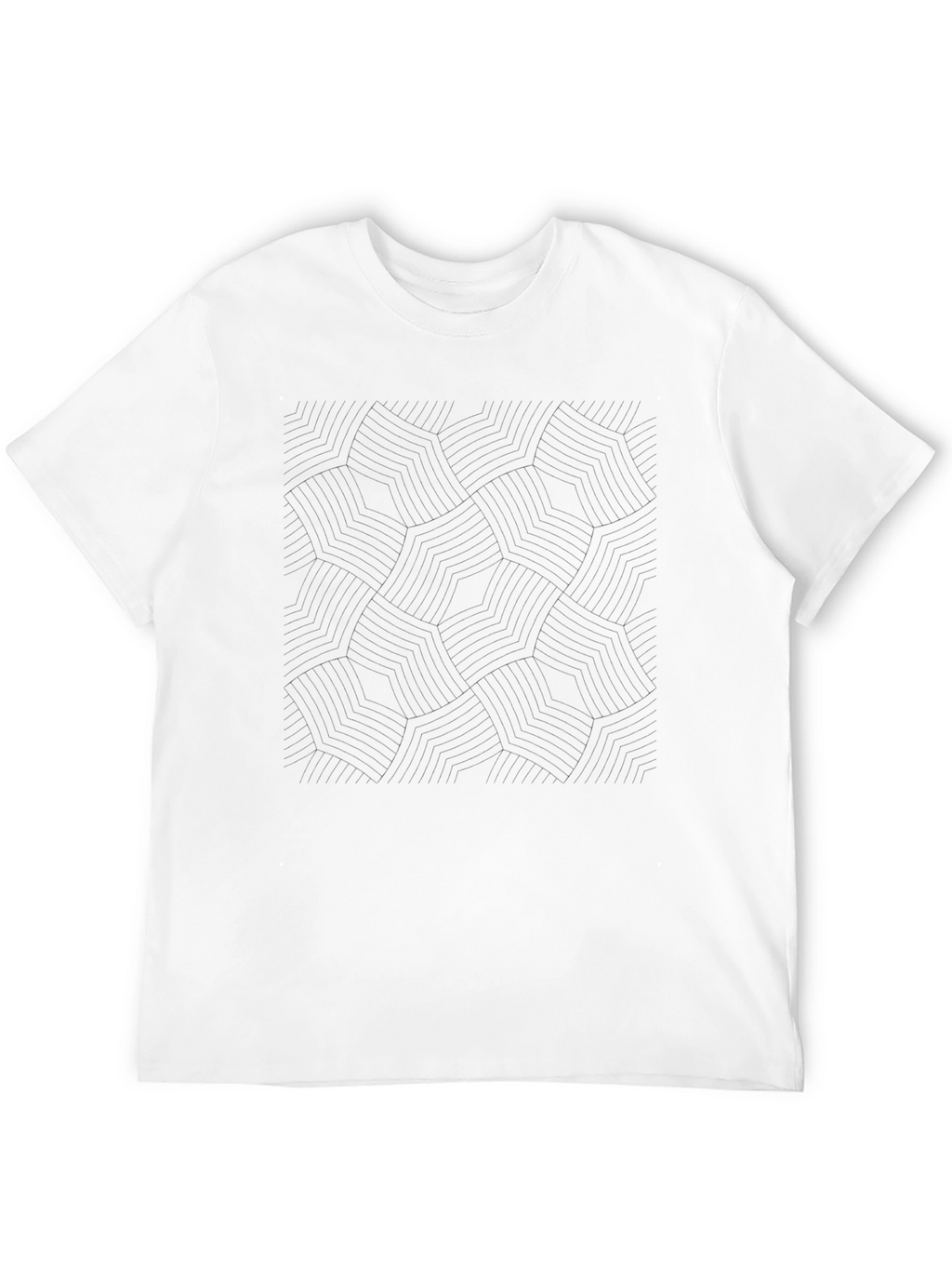 Mens Black Classic Fit Crew Neck T-Shirt